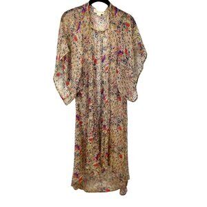Staring At Star Women's Sheer Boho Kimono Size XS